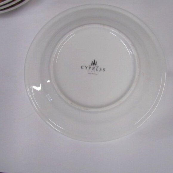 Palm Trees Tropical design 4 Lunch Dessert Plates 8.5” - Picture 6 of 7